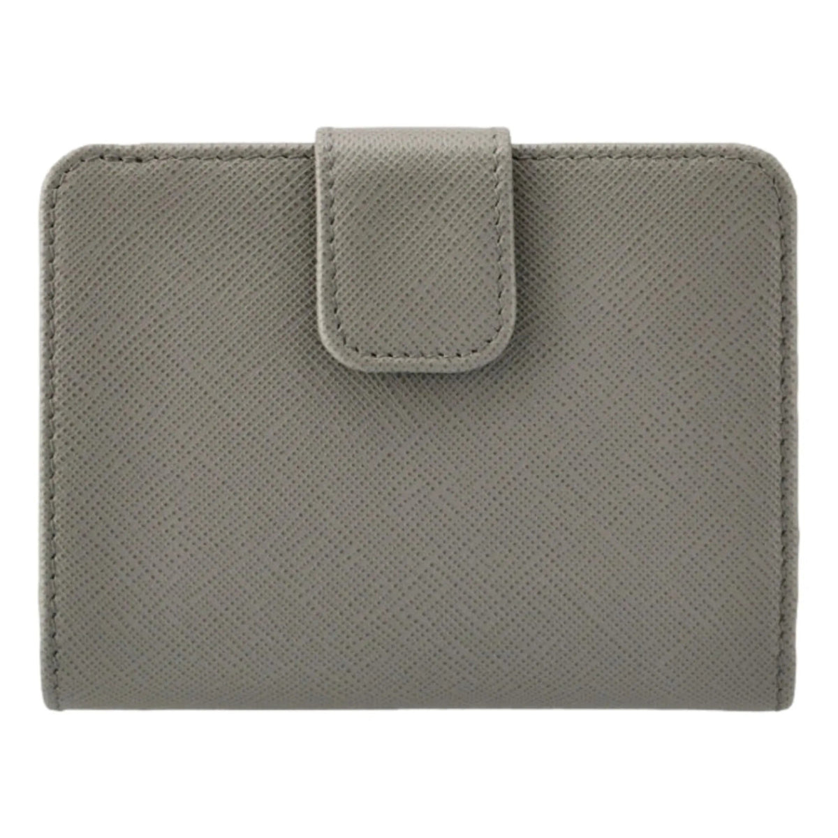 Prada Small Saffiano Leather Wallet Grey and Blue - Wallets - Clayton's Online Store