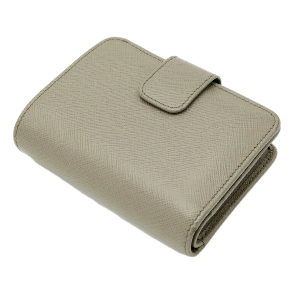 Prada Small Saffiano Leather Wallet Grey and Blue - Wallets - Clayton's Online Store