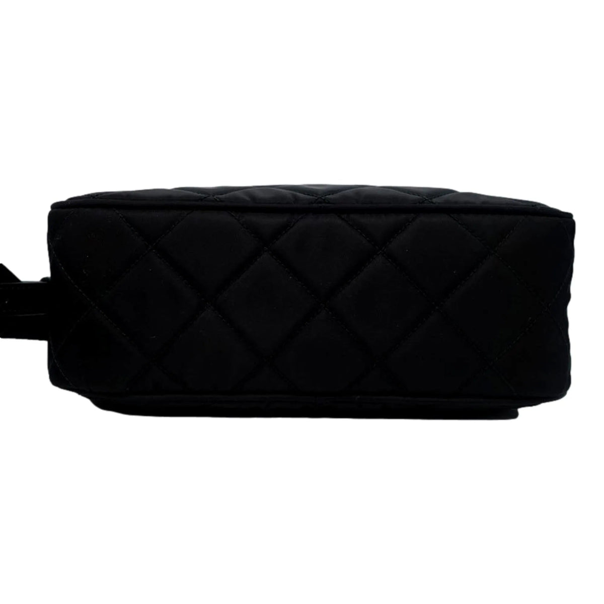 Prada Tessuto Black Quilted Nylon Triangle Logo Camera Crossbody Bag - Handbags - Clayton's Online Store