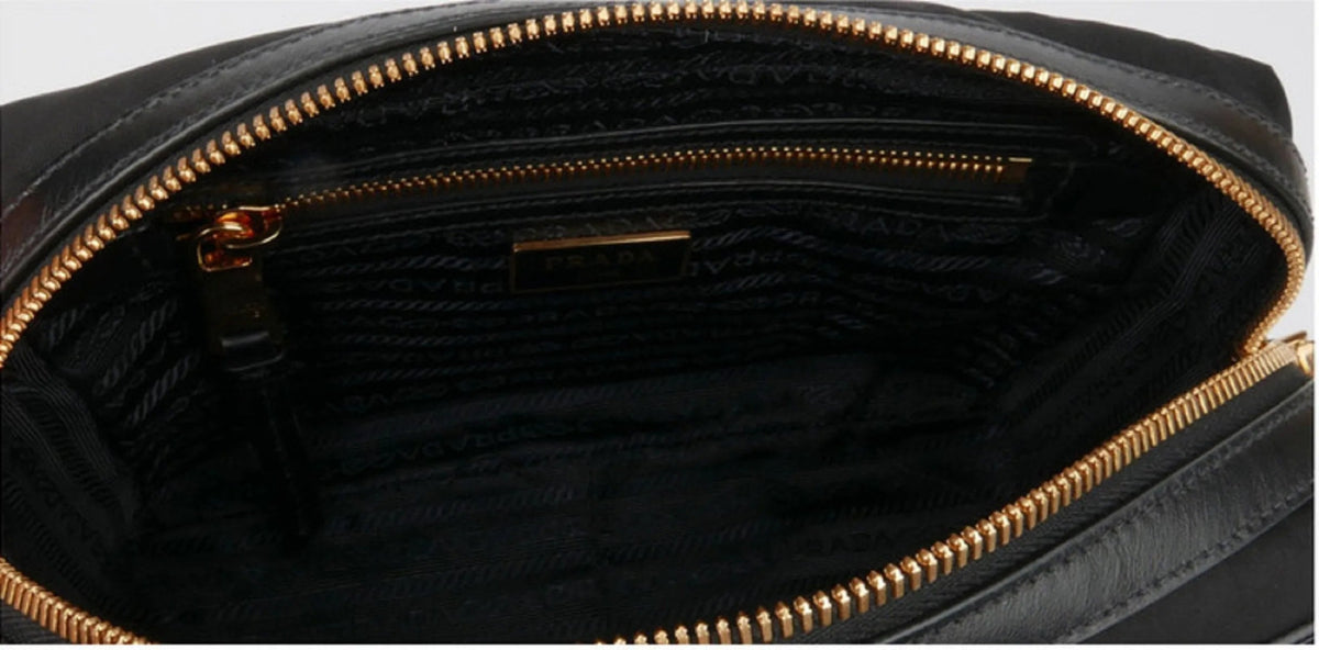 Prada Tessuto Nylon Black Camera Bag Crossbody - Handbags - Clayton's Online Store