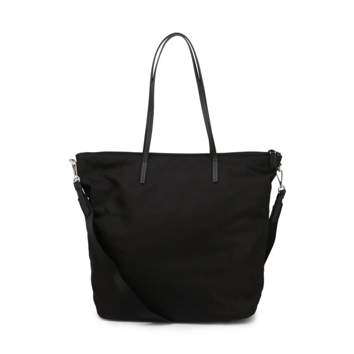 Prada Tessuto Nylon Black Convertible Shopping Tote - Handbags - Clayton's Online Store