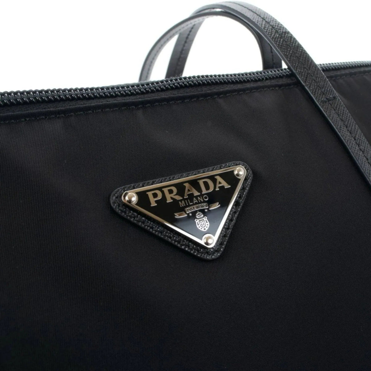 Prada Tessuto Nylon Black Convertible Shopping Tote - Handbags - Clayton's Online Store