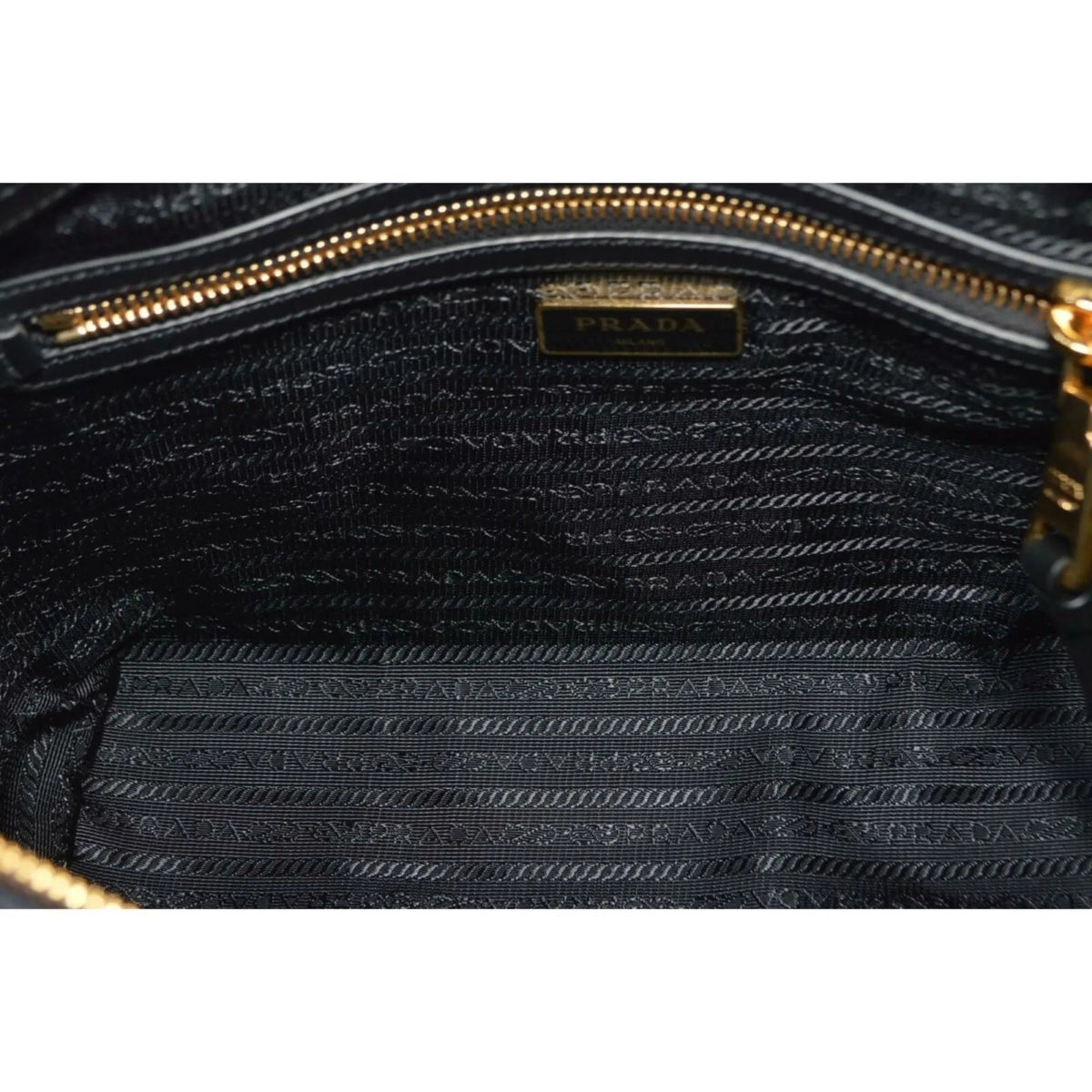 Prada Tessuto Nylon Black Leather Clochette Crossbody Tote Bag - Handbags - Clayton's Online Store