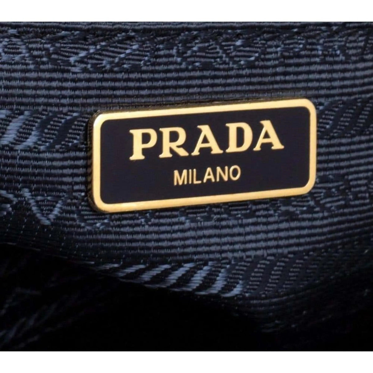 Prada Tessuto Nylon Blue Zip Calf Leather Cross Body Bag - Handbags - Clayton's Online Store