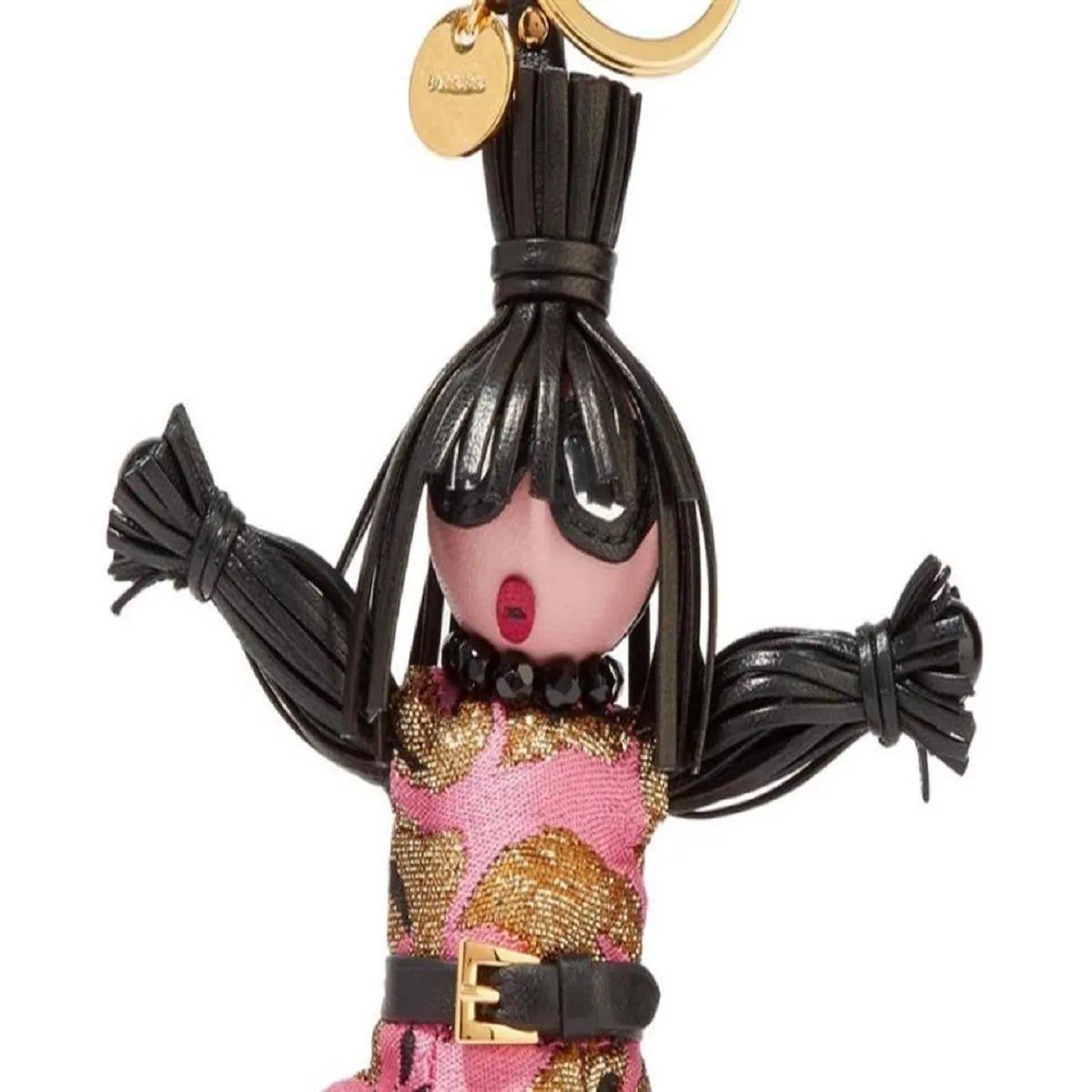 Prada Trick Pelle Rosario Pink Dress Jasmine Doll Keyring Key Charm - Keychains - Clayton's Online Store