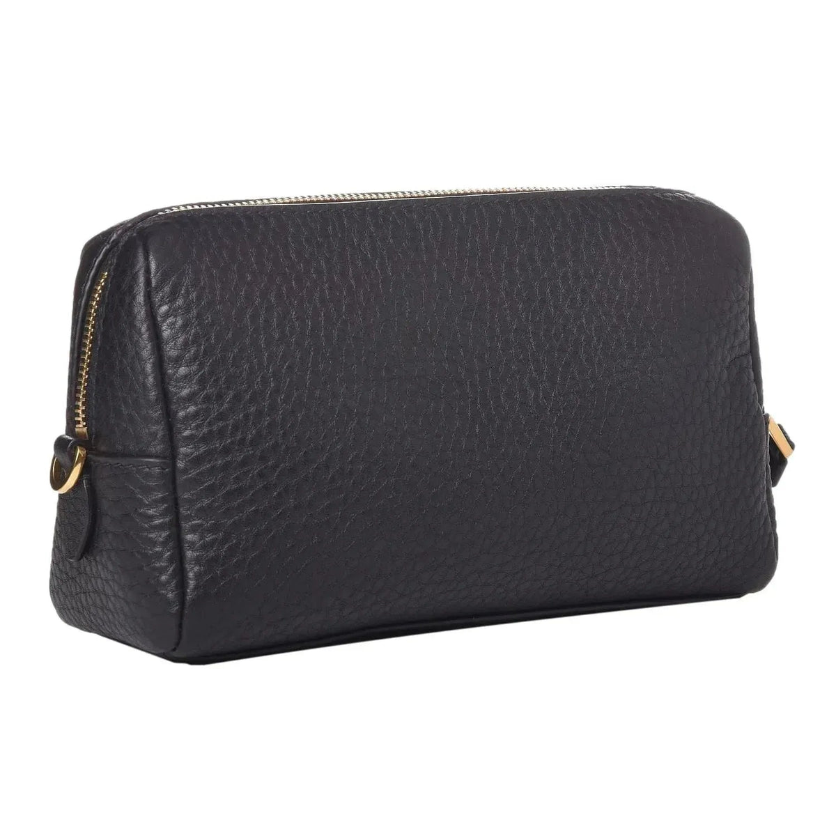 Prada Vitello Daino Black Leather Cosmetic Pouch - Handbags - Clayton's Online Store