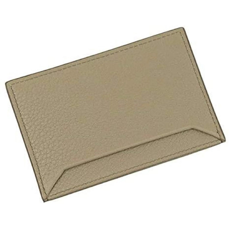 Prada Vitello Grain Argilla Grey Leather Small Card Holder Wallet - Wallets - Clayton's Online Store