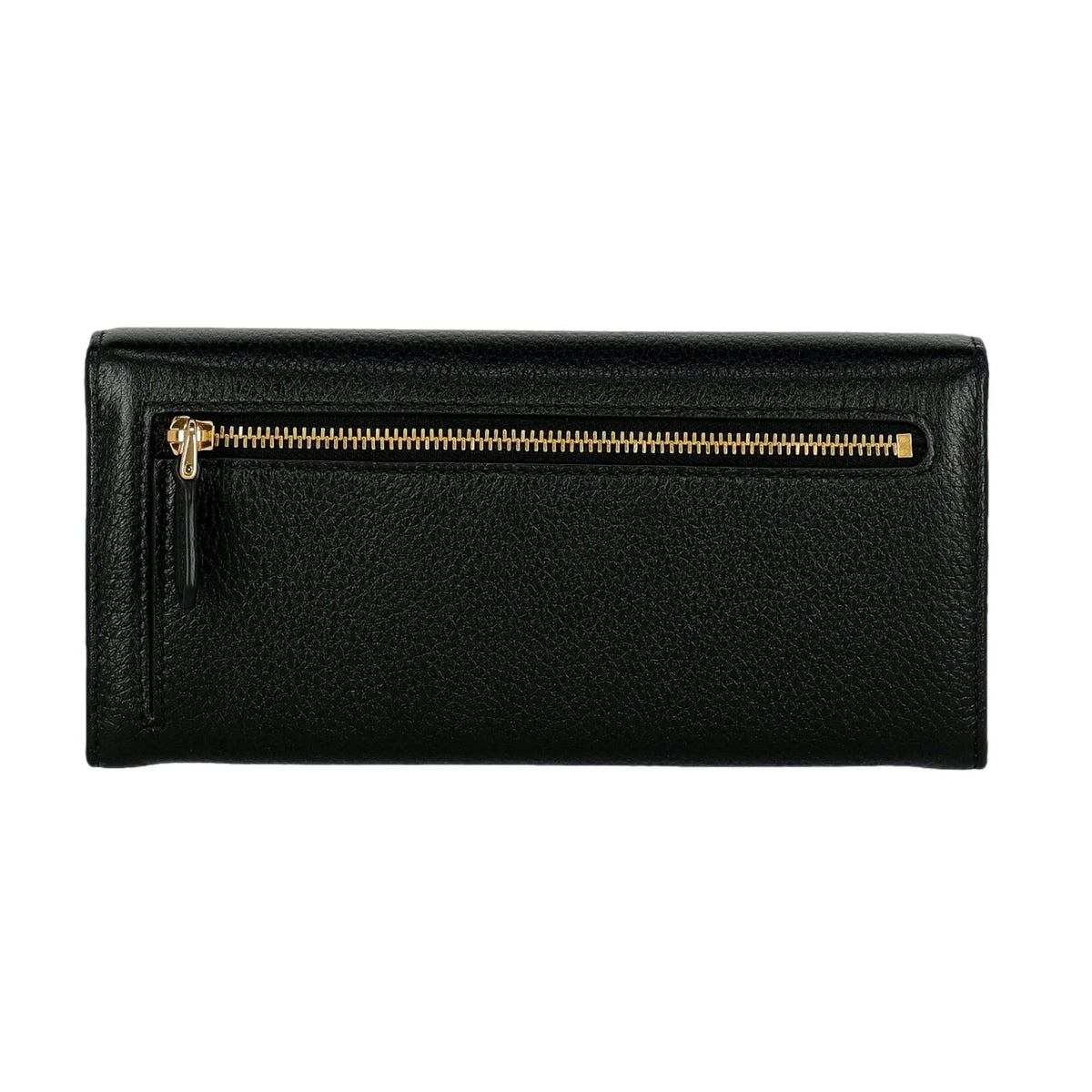 Prada Vitello Grain Black Leather ID Holder Continental Long Wallet - Wallets - Clayton's Online Store