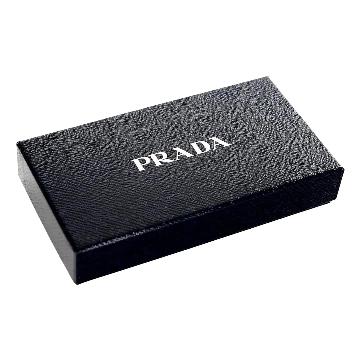 Prada Vitello Grain Black Leather ID Holder Continental Long Wallet - Wallets - Clayton's Online Store