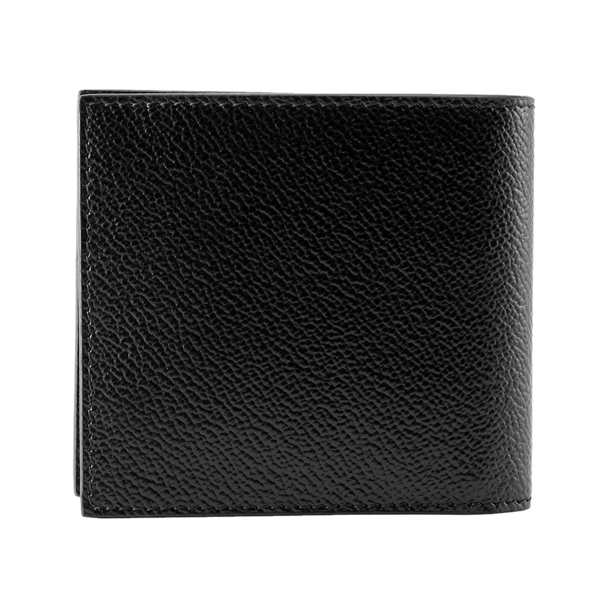 Prada Vitello Micro Grain Black Leather Triangle Logo Bifold Wallet - Wallets - Clayton's Online Store