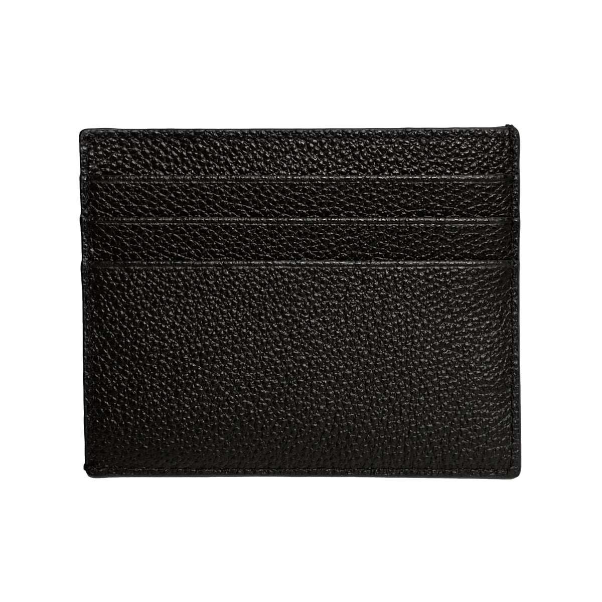 Prada Vitello Micro Grain Leather Black Card Holder Wallet - Wallets - Clayton's Online Store