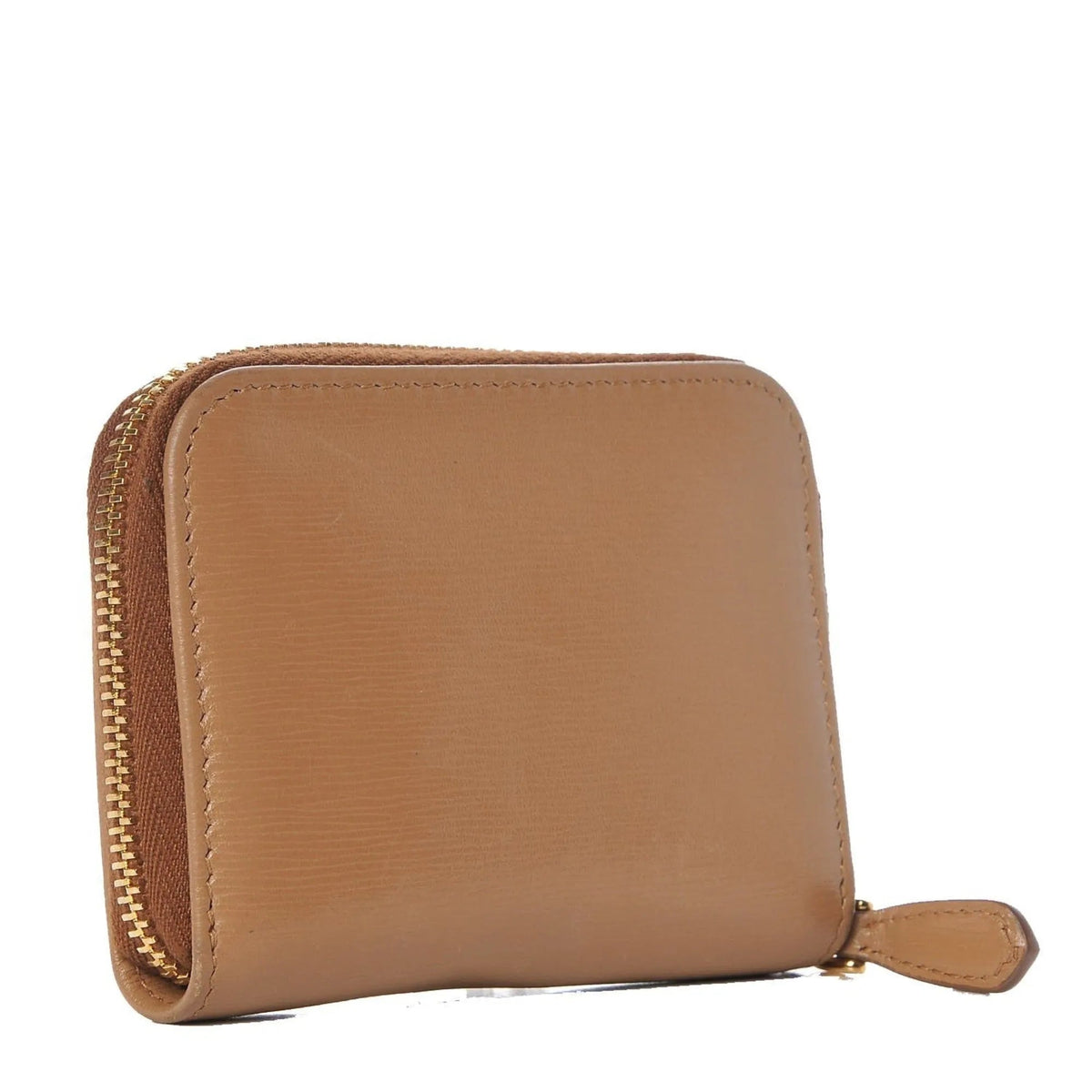 Prada Vitello Move Cipria Beige Leather Zip Around - Wallets - Clayton's Online Store