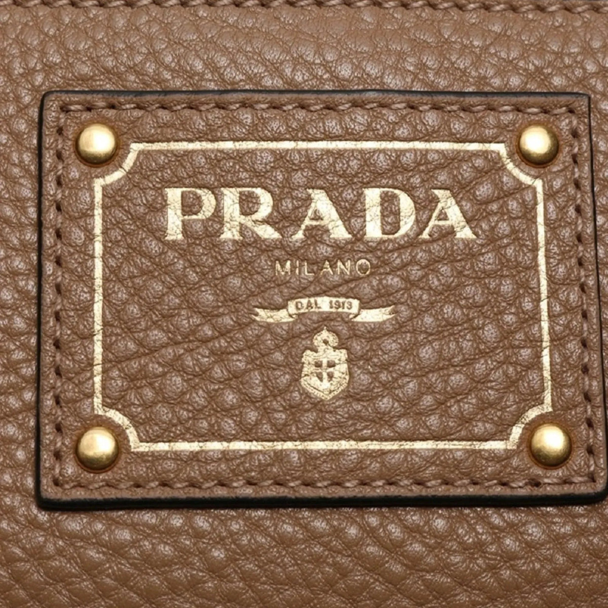 Prada Vitello Phenix Cognac Brown Shopping Tote Bag - Handbags - Clayton's Online Store