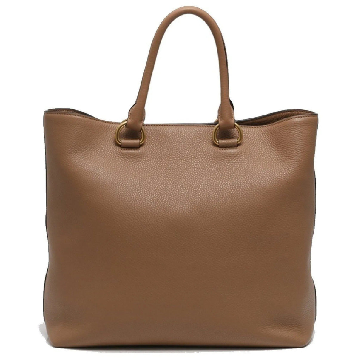 Prada Vitello Phenix Cognac Brown Shopping Tote Bag - Handbags - Clayton's Online Store