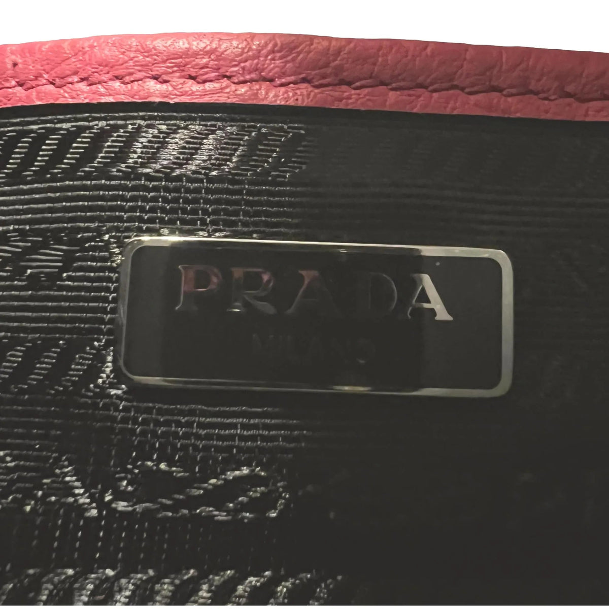 Prada Vitello Phenix Pink Leather Silver Logo Small Camera Crossbody Bag - Handbags - Clayton's Online Store