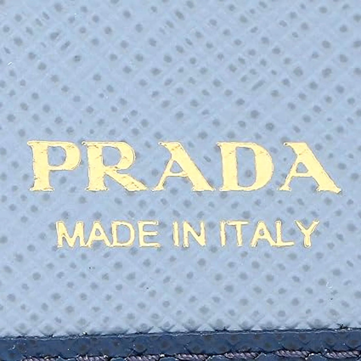 Prada Womens Saffiano Multi - Color Folding Wallet Bluette Blue and Astrale - Wallets - Clayton's Online Store