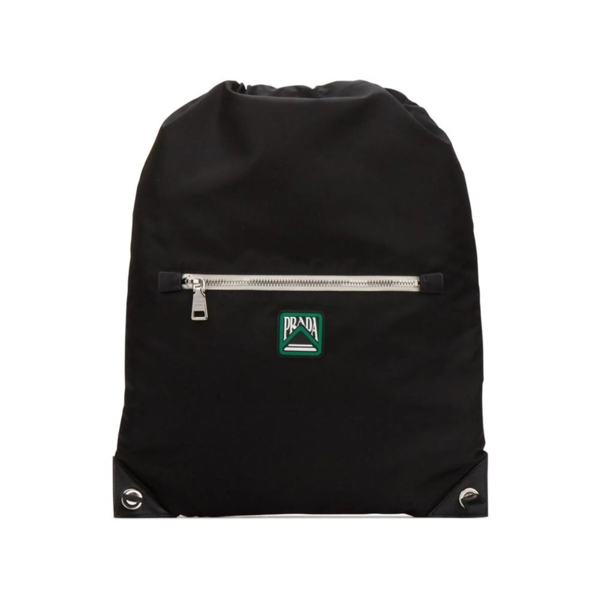 Prada Zaino Black Tessuto Nylon Drawstring Backpack