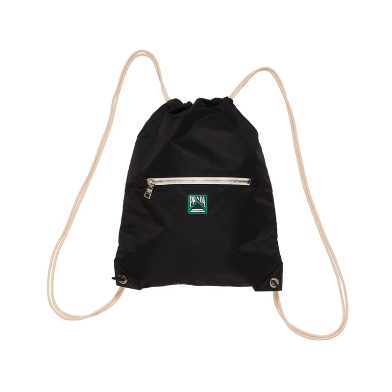 Prada Zaino Black Tessuto Nylon Drawstring Backpack - Handbags - Clayton's Online Store