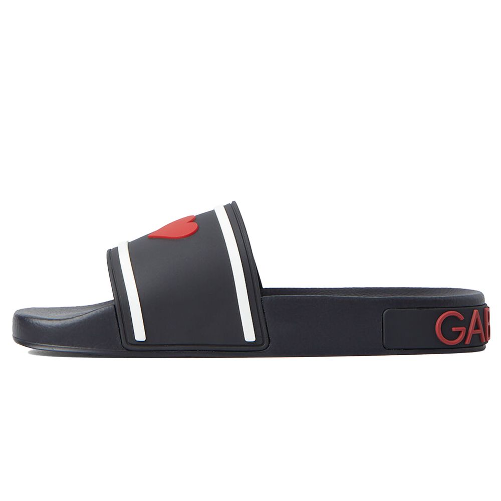 Dolce & Gabbana Black Polyethylene Sandal
