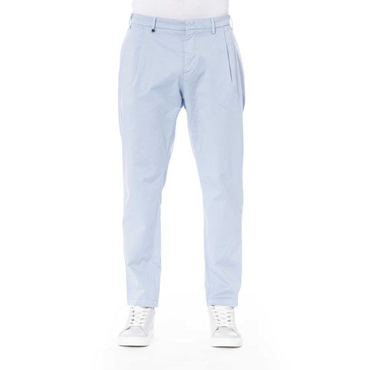 Distretto12 Light Blue Cotton Jeans & Pant