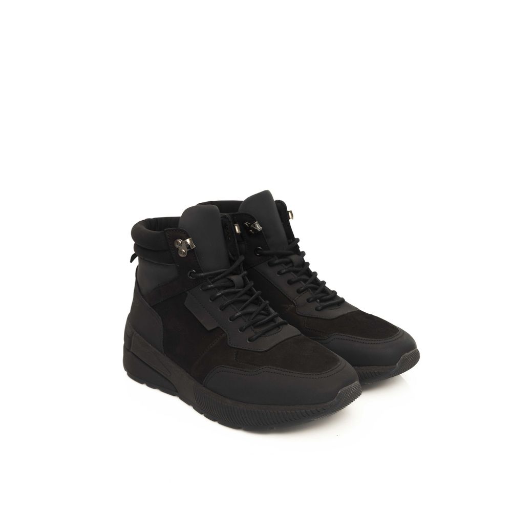 Cerruti 1881 Black COW Leather Sneaker