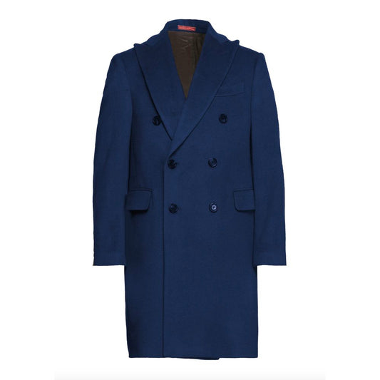 Elegant Dark Blue Borgia Coat