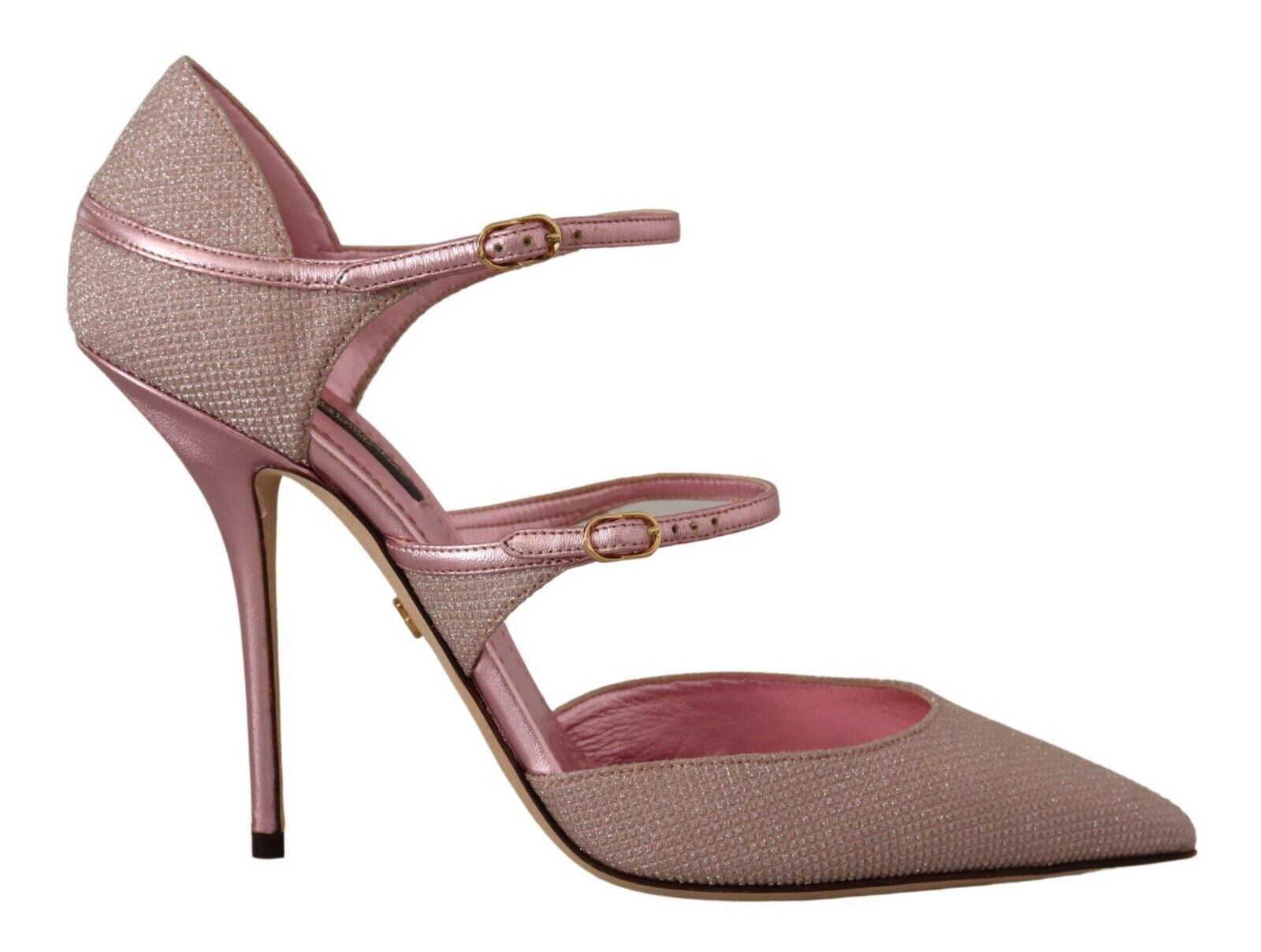 a pair of pink high heeled shoes