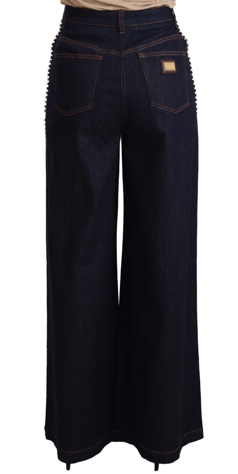 Dolce & Gabbana Elegant Dark Blue Flare Denim Jeans