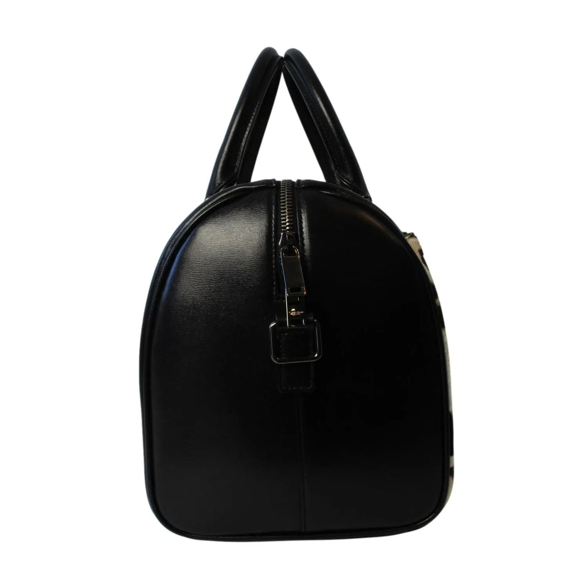 Saint Laurent 12 Hour Calfskin Leather Pony Hair Duffle Bag - Handbags - Clayton's Online Store