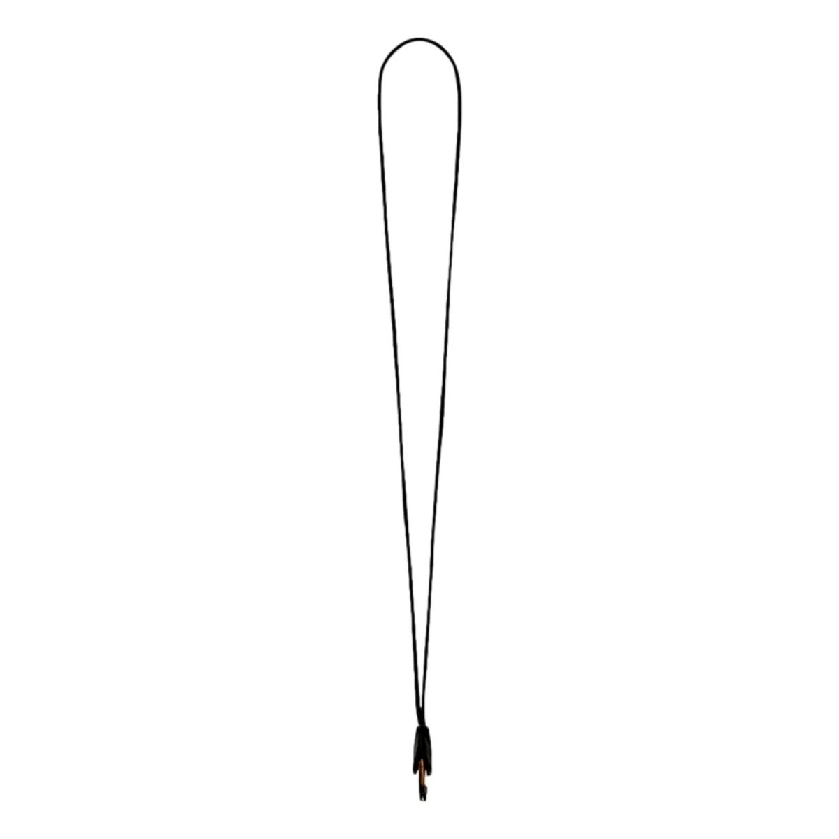 Saint Laurent Black Patent Leather Heart Keyring Necklace - Jewelry - Clayton's Online Store