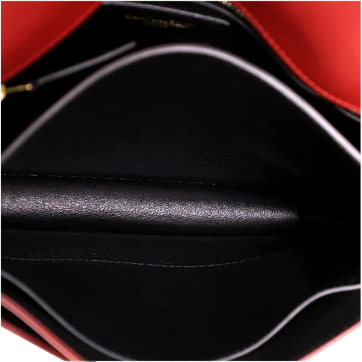 Saint Laurent Cassandra Red Leather Medium Shoulder Bag - Handbags - Clayton's Online Store