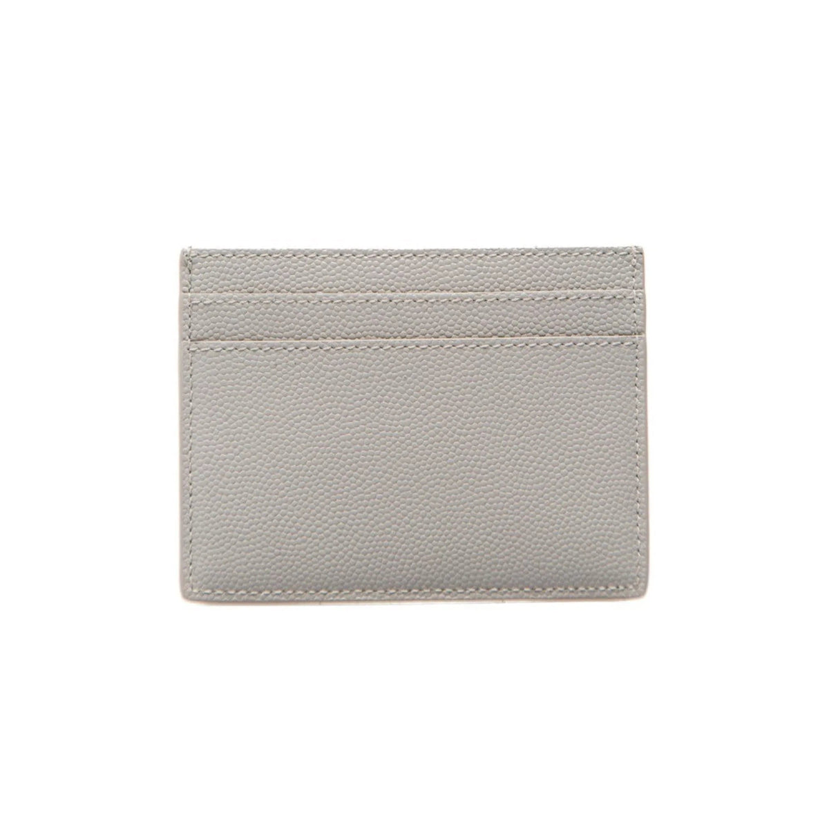 Saint Laurent Grey Grain de Poudre Leather Credit Card Case Wallet - Wallets - Clayton's Online Store