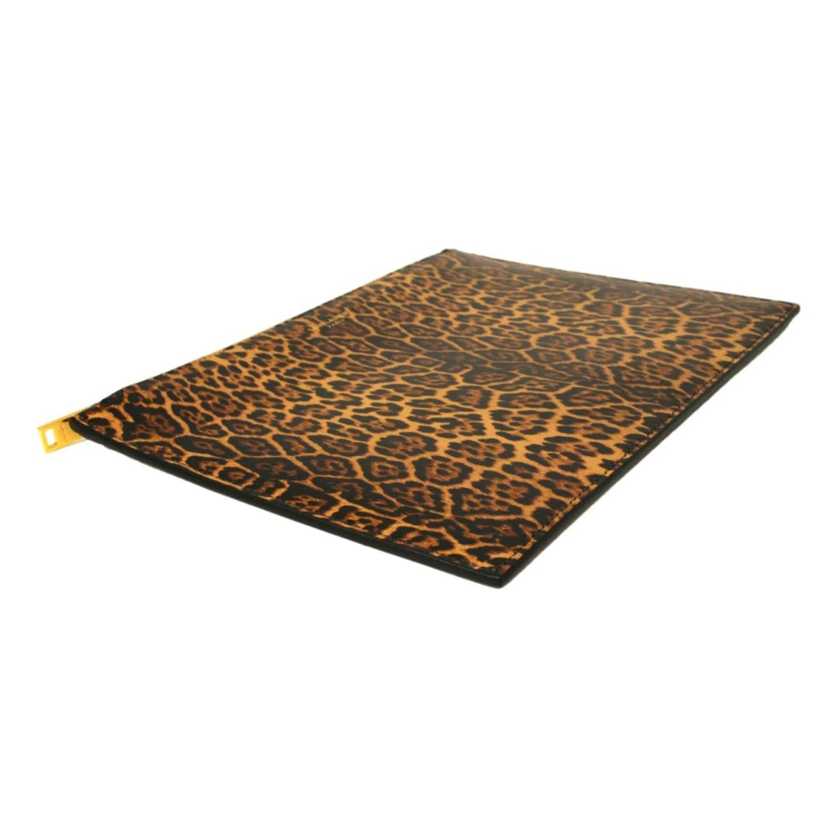 Saint Laurent Leopard Printed Calfskin Leather Medium Pouch - Handbags - Clayton's Online Store