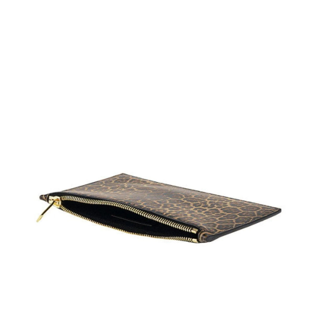 Saint Laurent Leopard Printed Calfskin Leather Small Pouch - Handbags - Clayton's Online Store