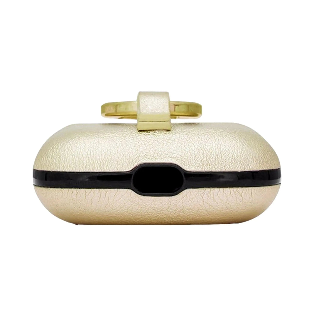 Saint Laurent Metallic Gold Leather Airpods Pro Case - Keychains - Clayton's Online Store