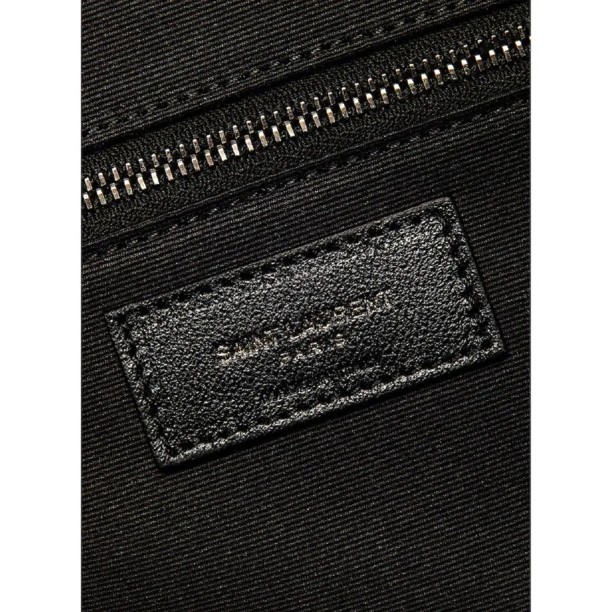 Saint Laurent Miles Logo Black Calf Leather Duffel Bowling Bag - Handbags - Clayton's Online Store