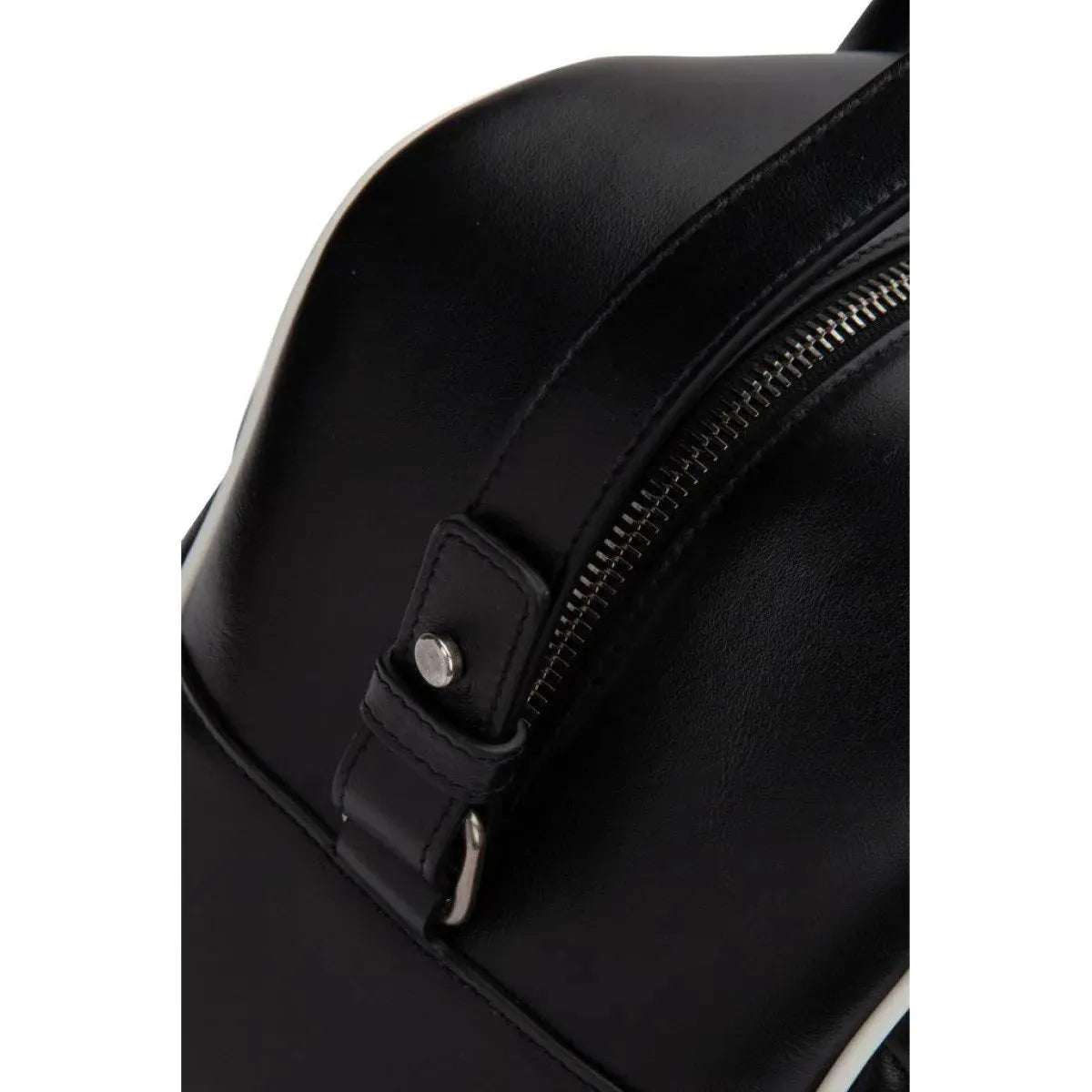 Saint Laurent Miles Logo Black Calf Leather Duffel Bowling Bag - Handbags - Clayton's Online Store