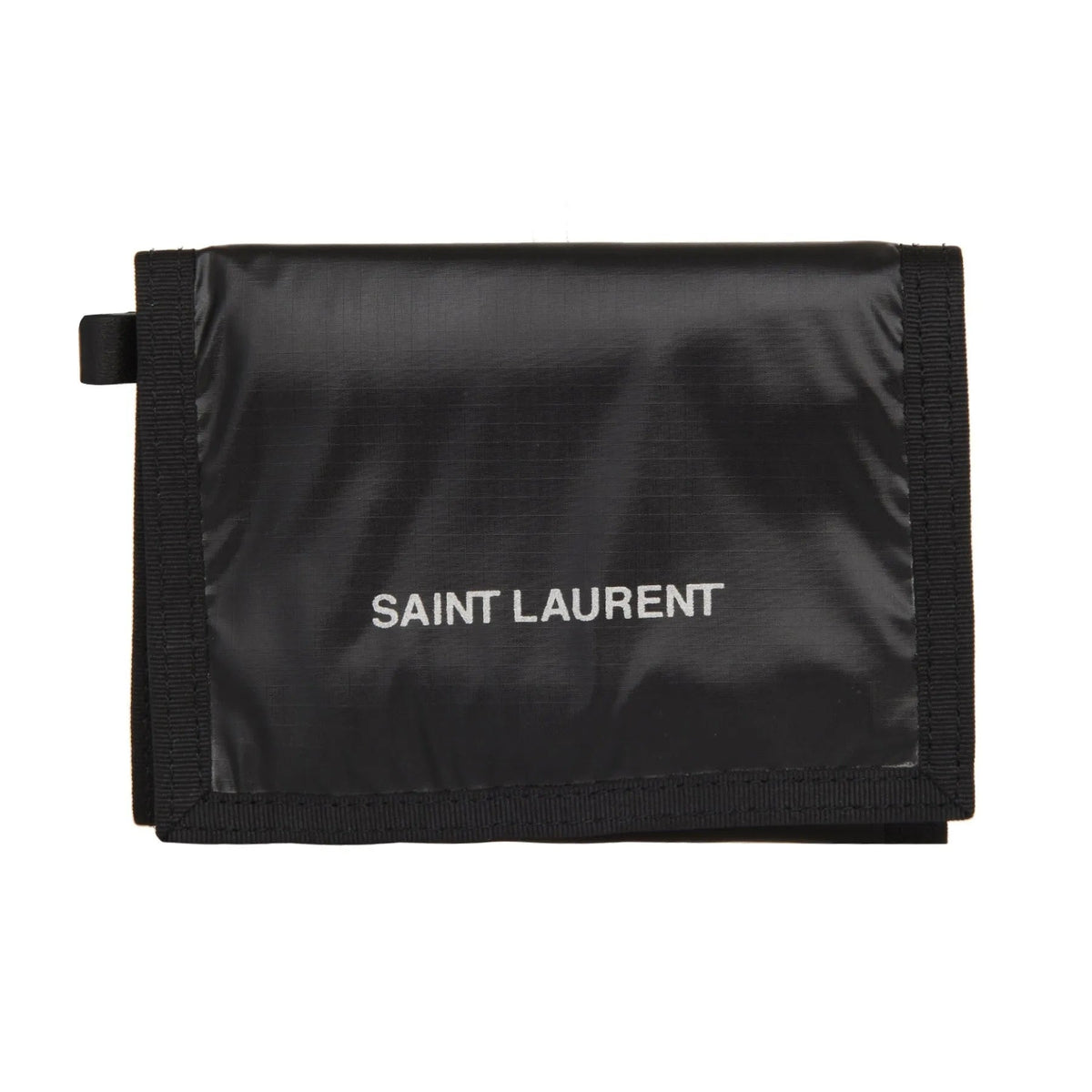 Saint Laurent Nuxx Black Nylon Chain Trifold Wallet - Wallets - Clayton's Online Store