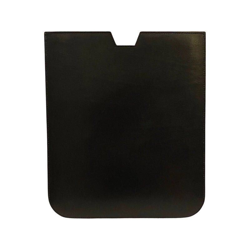 Saint Laurent iPad Pro Sleeve Smooth Black Calfskin Leather Gold Logo