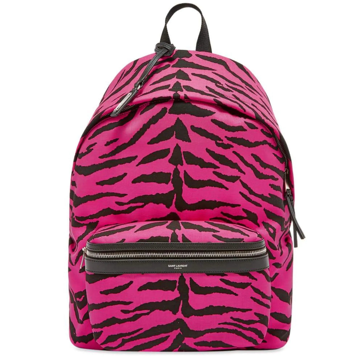 Saint Laurent Unisex Pink Zebra City Backpack - Handbags - Clayton's Online Store