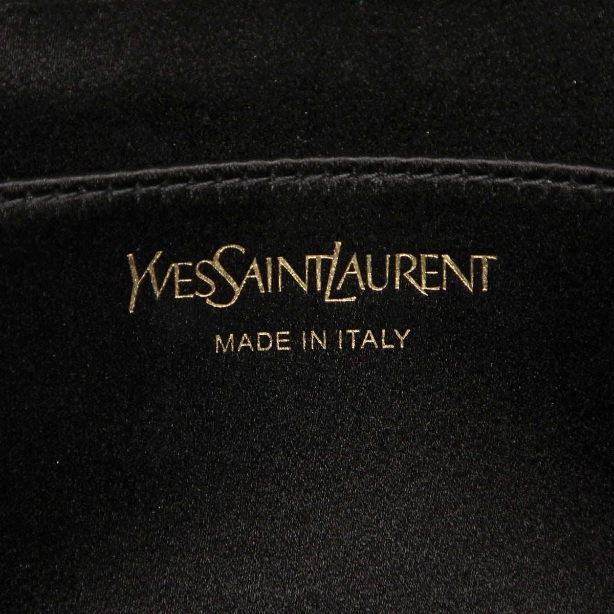 Saint Laurent YSL Belle de Jour Leather Black Large Clutch Bag