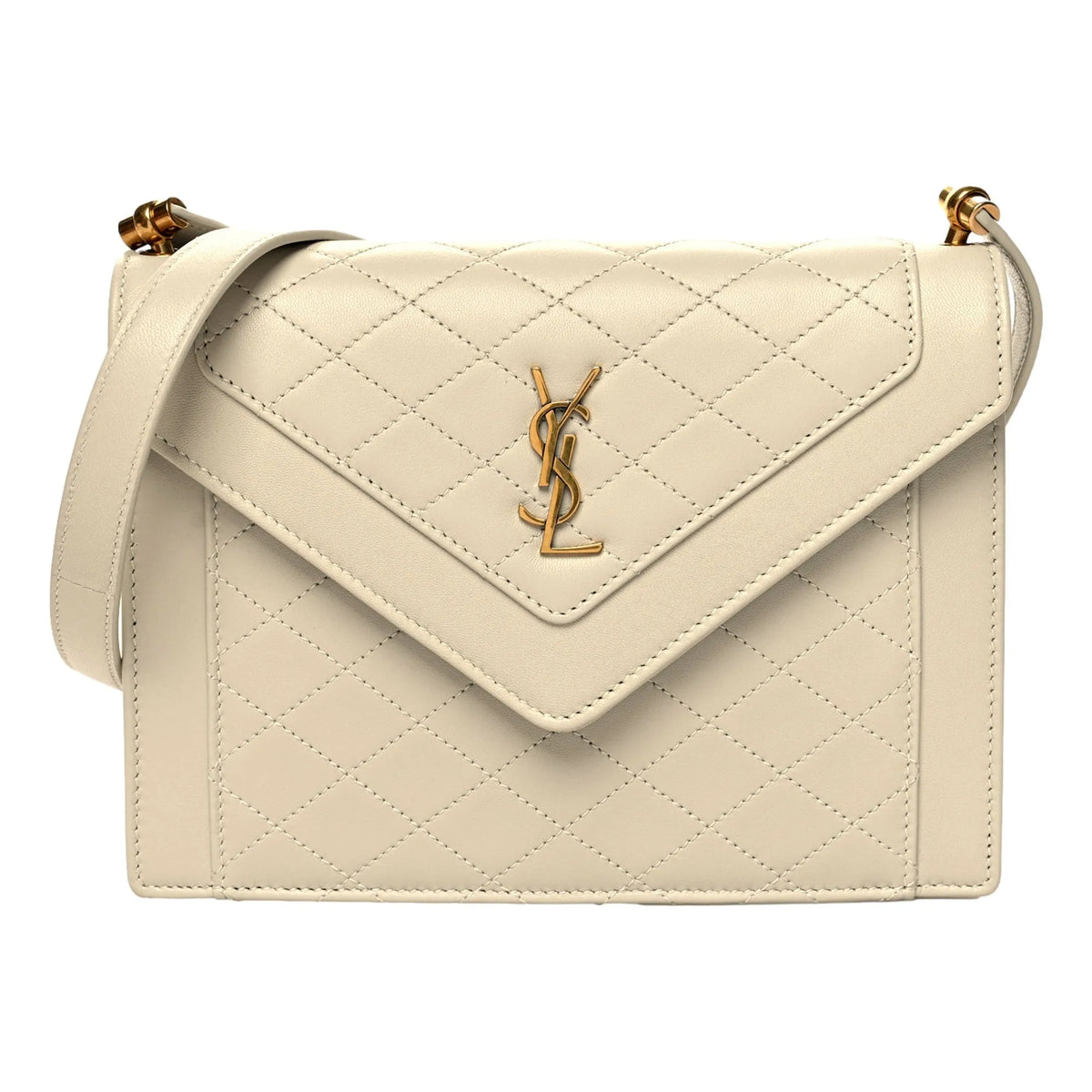 Saint Laurent Gabby Crema Shoulder Bag