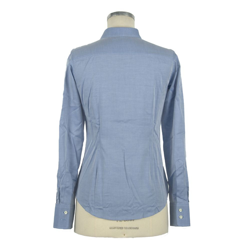 Made in Italy Elegant Slim Fit Long Sleeve Blouse