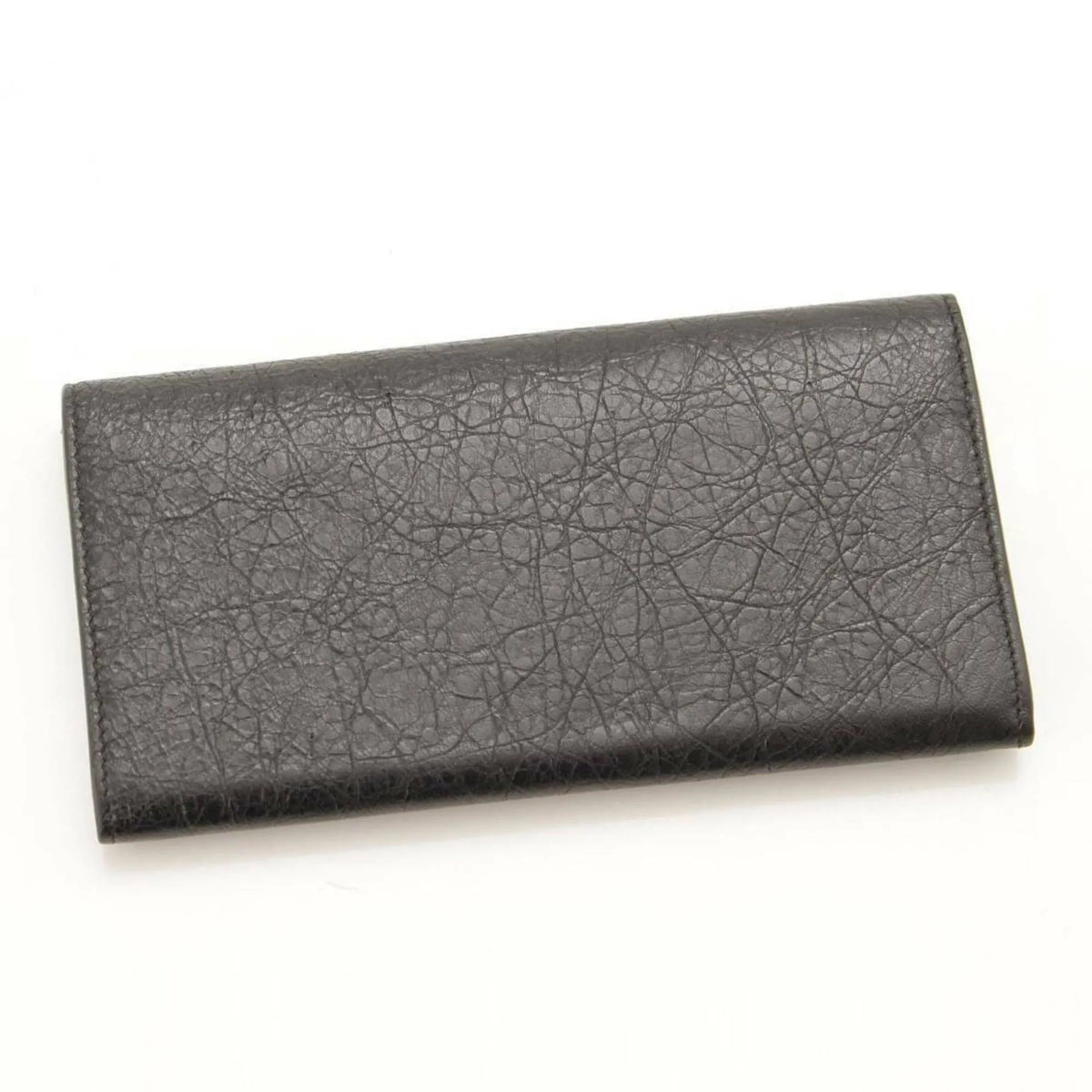 The Balenciaga Antracite Grey Arena Leather Long Wallet - Wallets - Clayton's Online Store