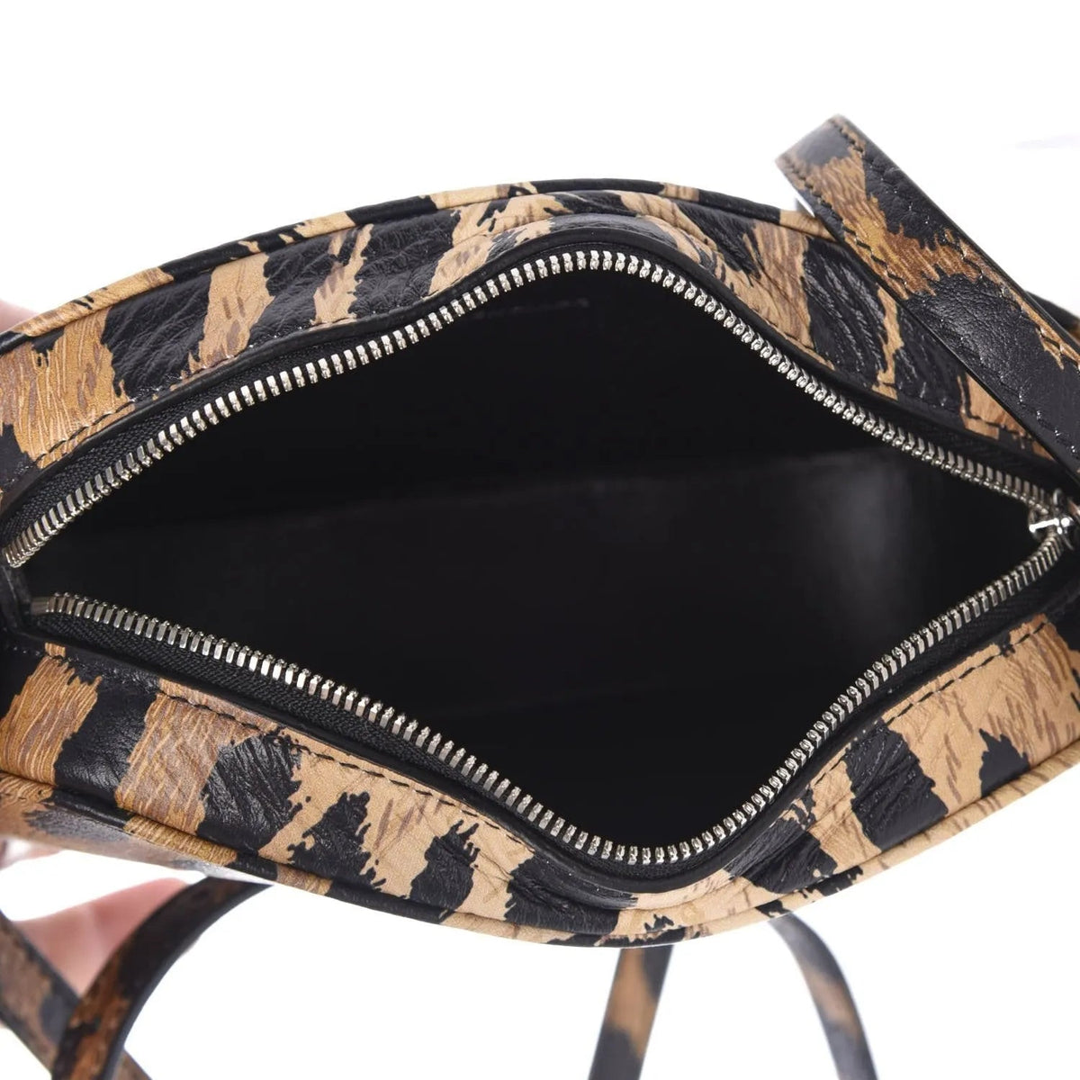 The Balenciaga Calfskin Logo Printed Leopard XS Everyday Camera Bag - Handbags - Clayton's Online Store