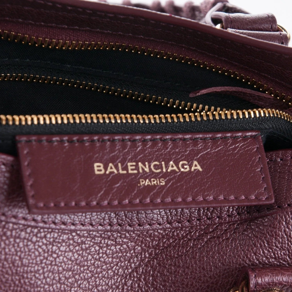 The Balenciaga City Prune Purple Goat Leather Small Shoulder Bag - Handbags - Clayton's Online Store