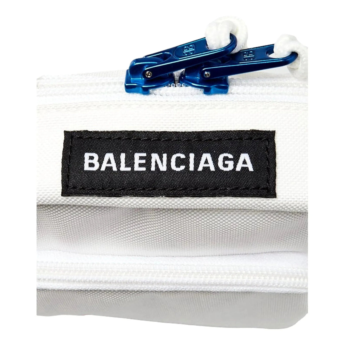 The Balenciaga Nasa Logo Phone Holder Crossbody Bag White Recycled Nylon - Handbags - Clayton's Online Store