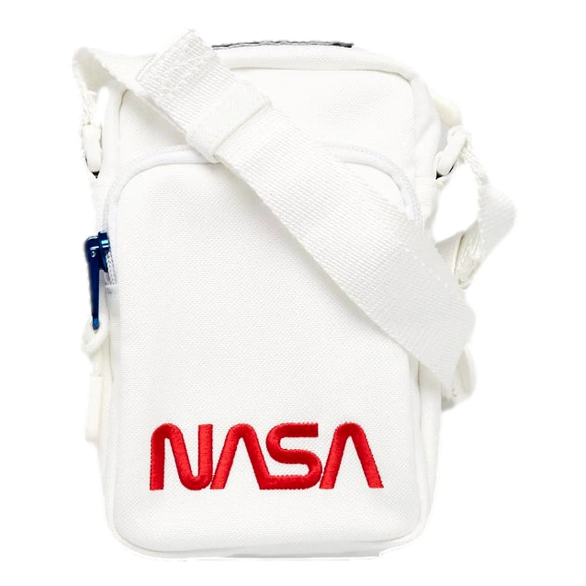 The Balenciaga Nasa Logo Phone Holder Crossbody Bag White Recycled Nylon - Handbags - Clayton's Online Store