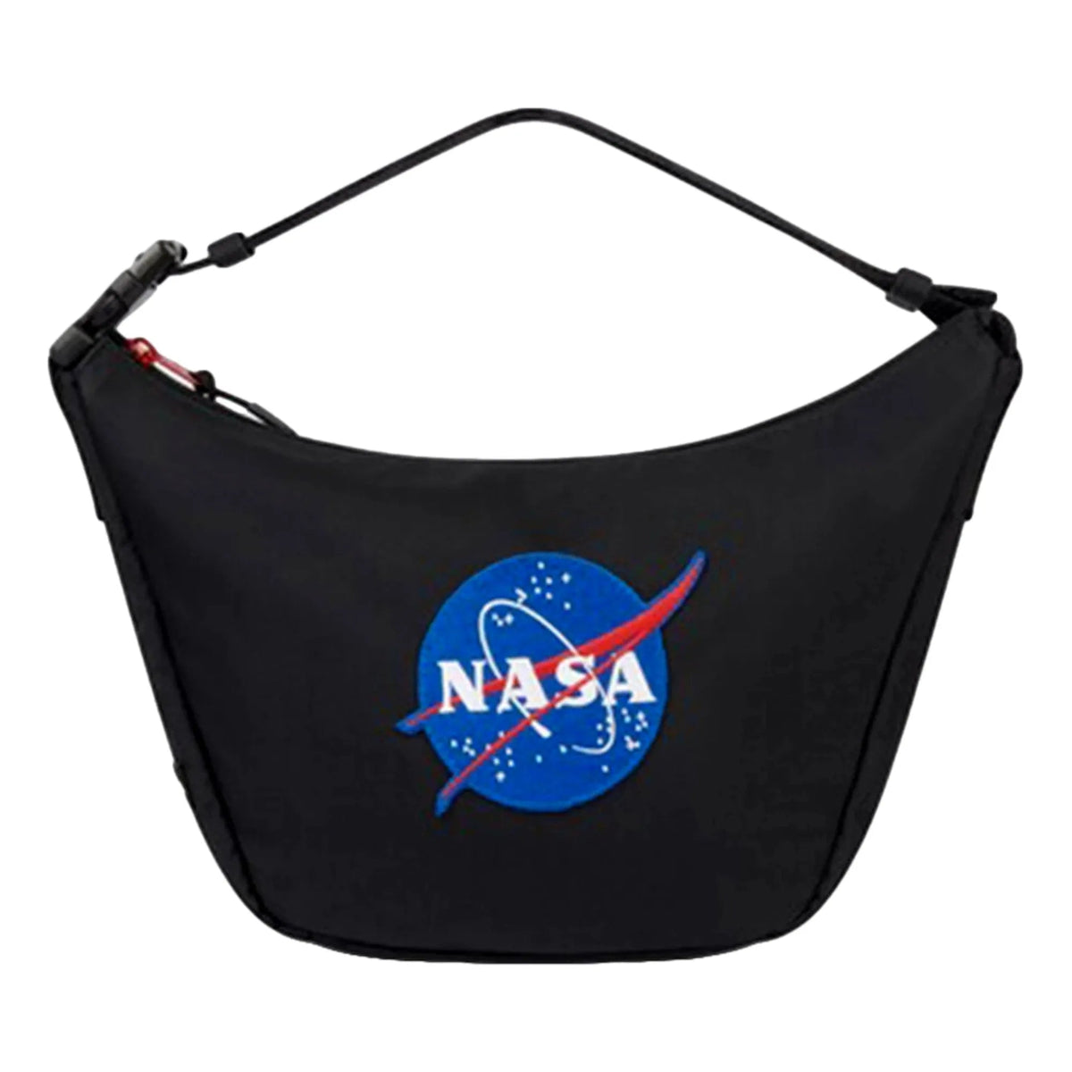 The Balenciaga Nasa Logo Sling Shoulder Crossbody Bag Black Recycled Nylon - Handbags - Clayton's Online Store