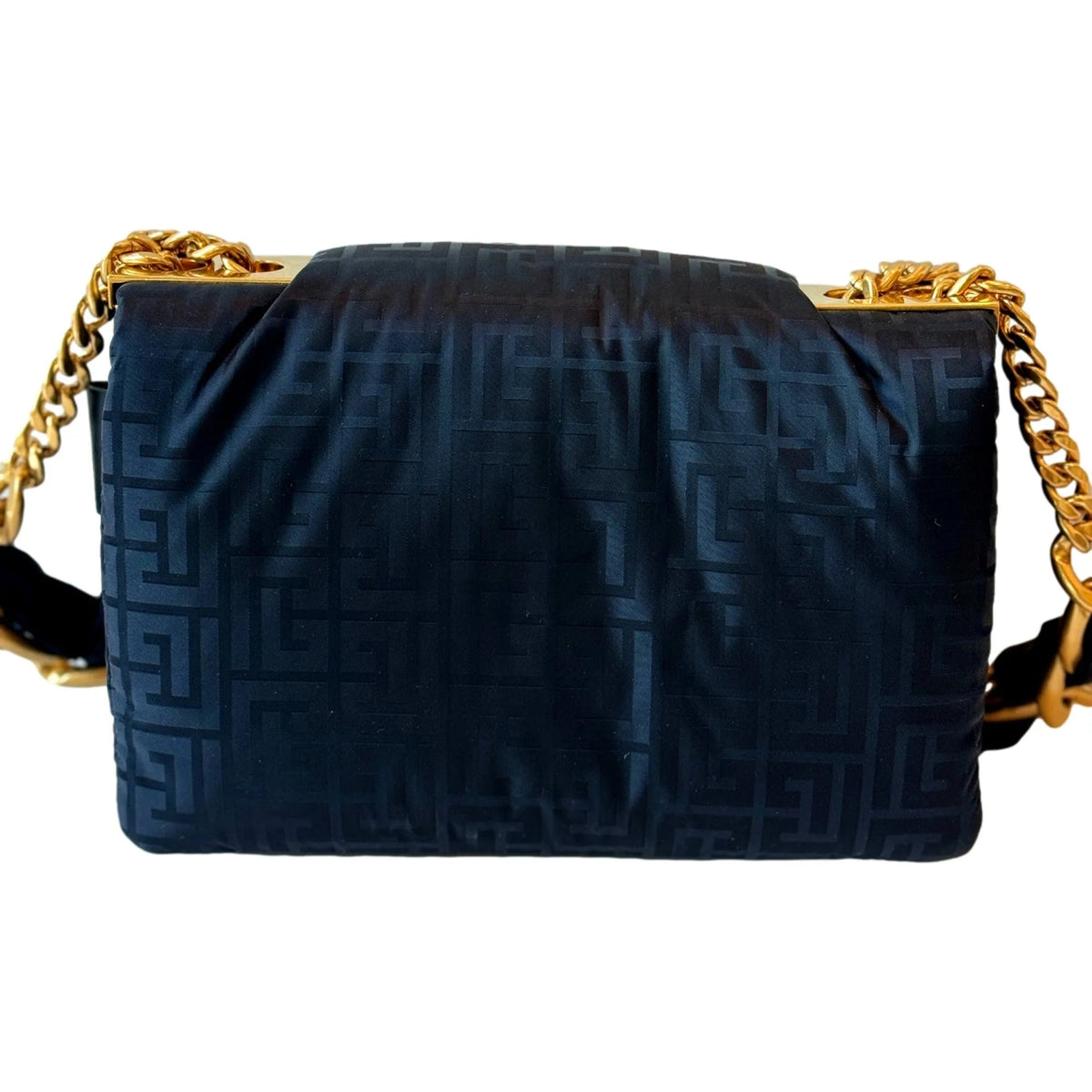 The Balmain 1945 Nylon Monogram Flap Crossbody Shoulder Bag - Handbags - Clayton's Online Store